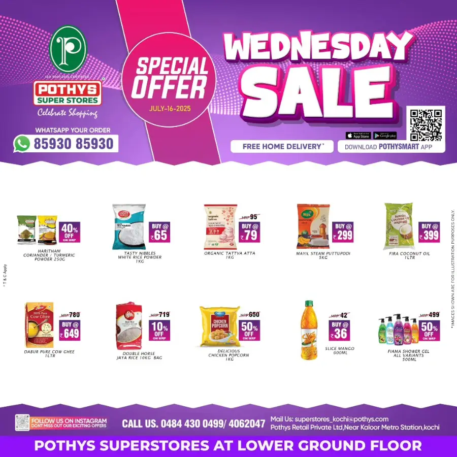 Wednesday Sale In Pothys Superstores Ernakulam