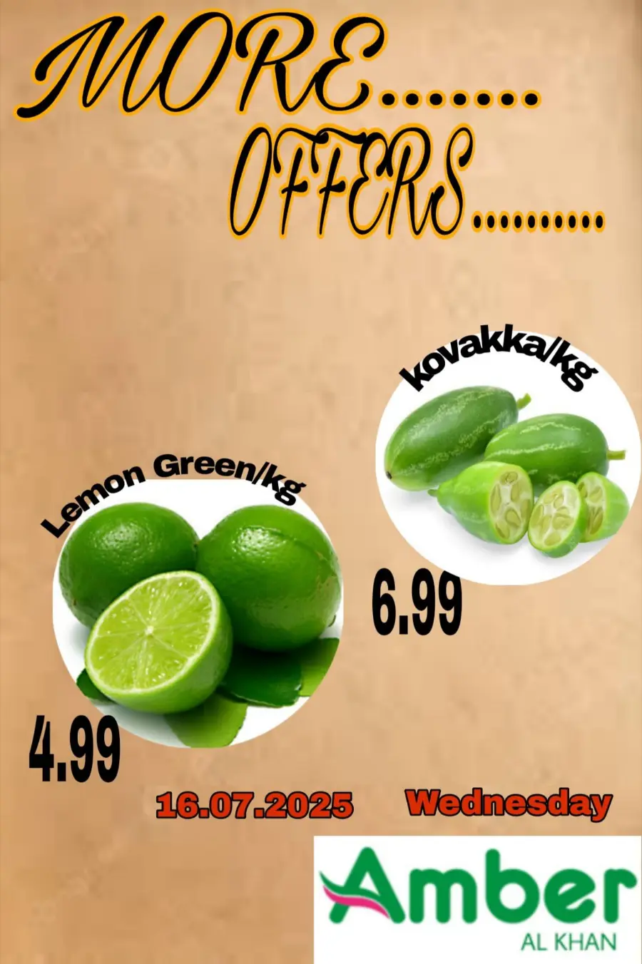 Wednesday Deal In Amber Hypermarket Sharjah / Ajman