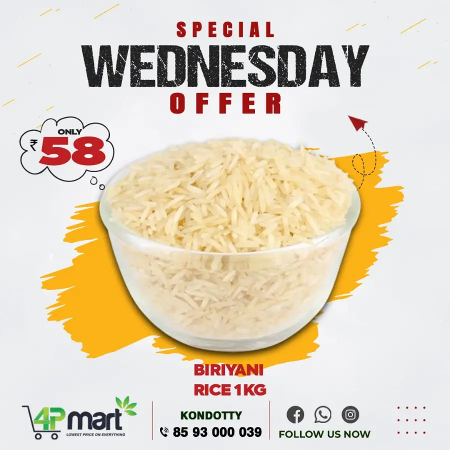 Wednesday Offer In 4P Mart undefined