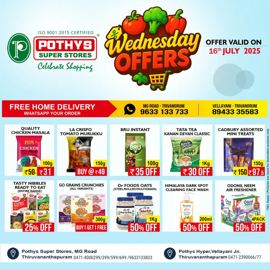 Wednesday Offer In Pothys Superstores undefined