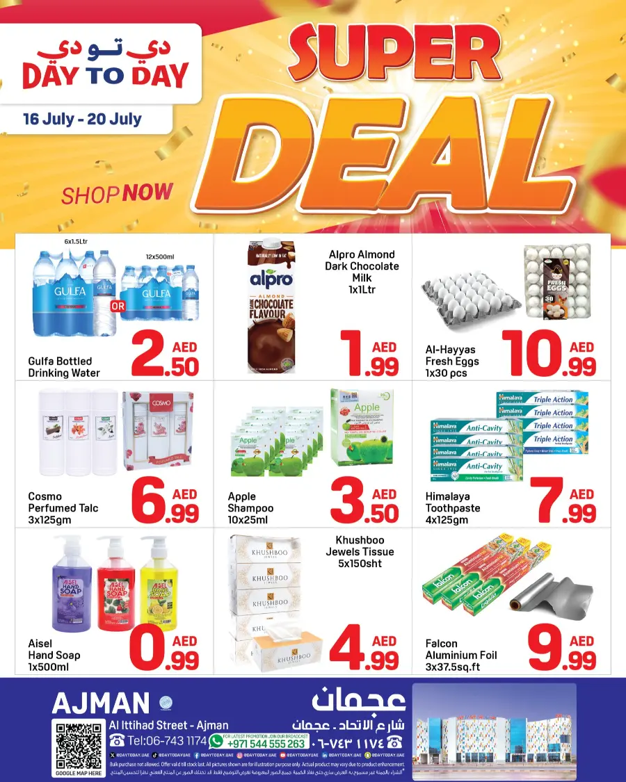 Super Deal In Day to Day Sharjah / Ajman