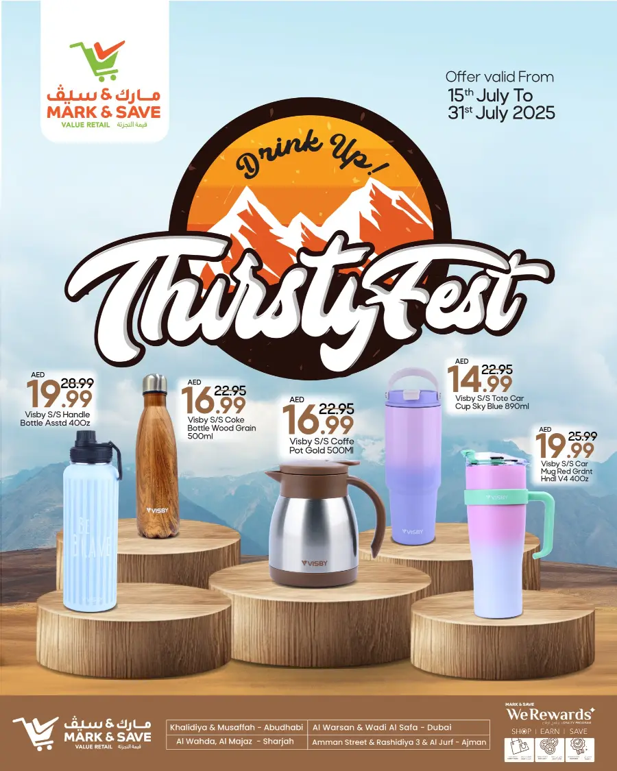 Thursty Fest In Mark & Save Abu Dhabi