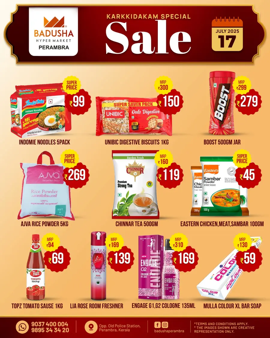 Karkkidakam Special Sale In Badusha Hypermarket undefined