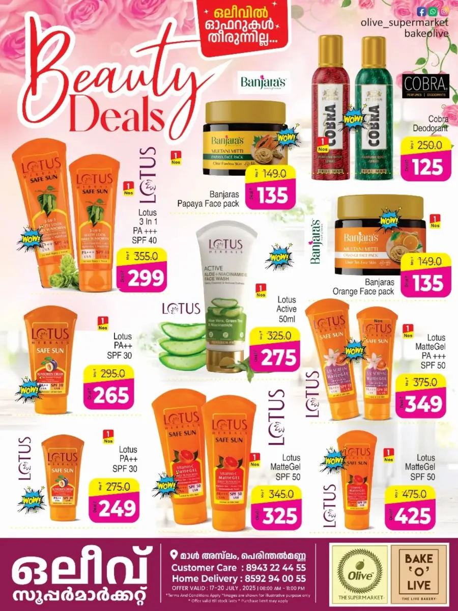 Beauty Deals In OLIVE Supermarket undefined