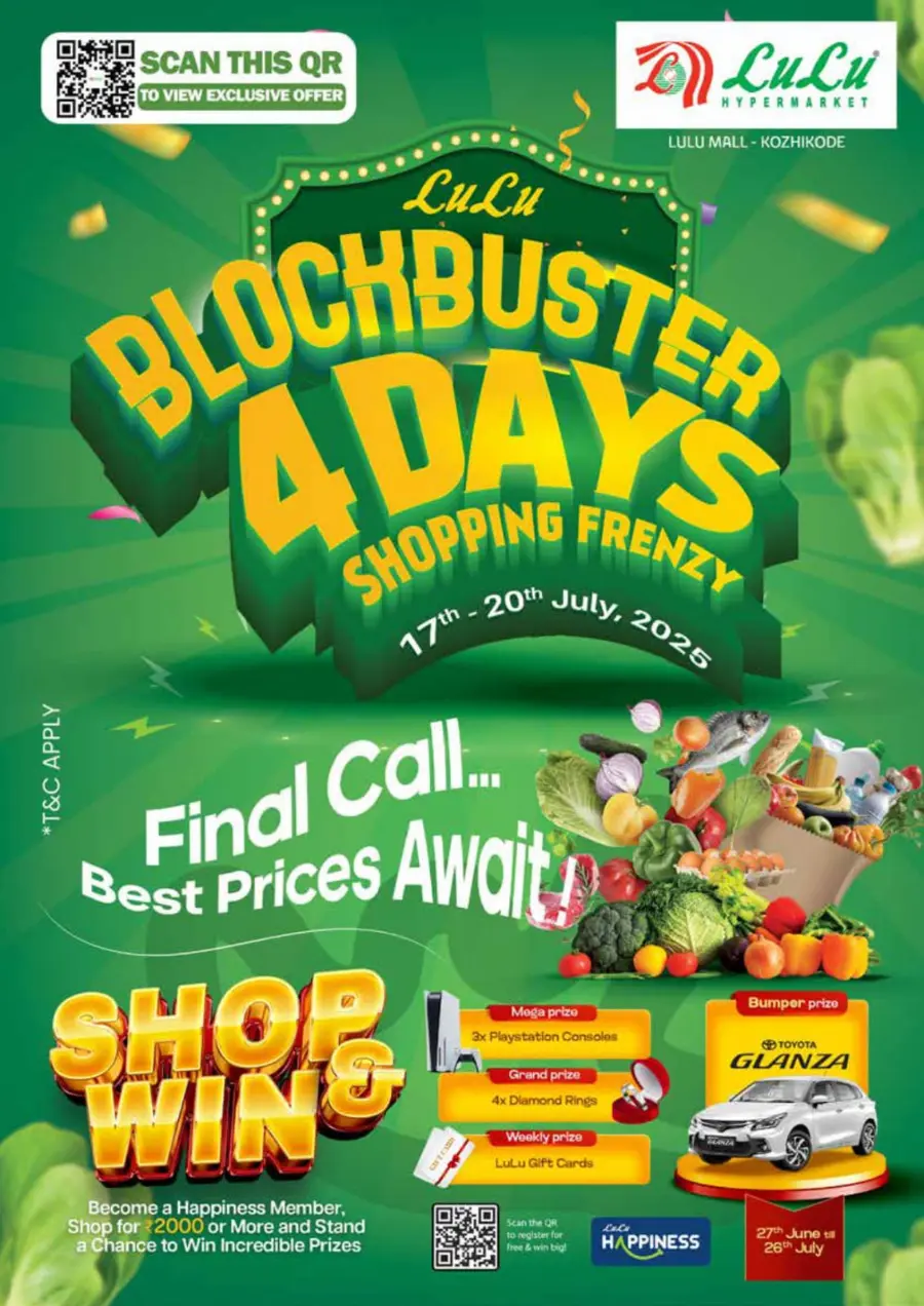 Blockbuster 4 Days – Up to 50% Off! In Lulu Hypermarket undefined