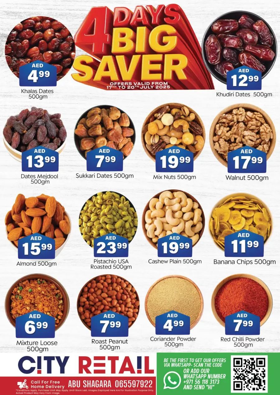 4 Days Mega Saver In City Retail Sharjah / Ajman