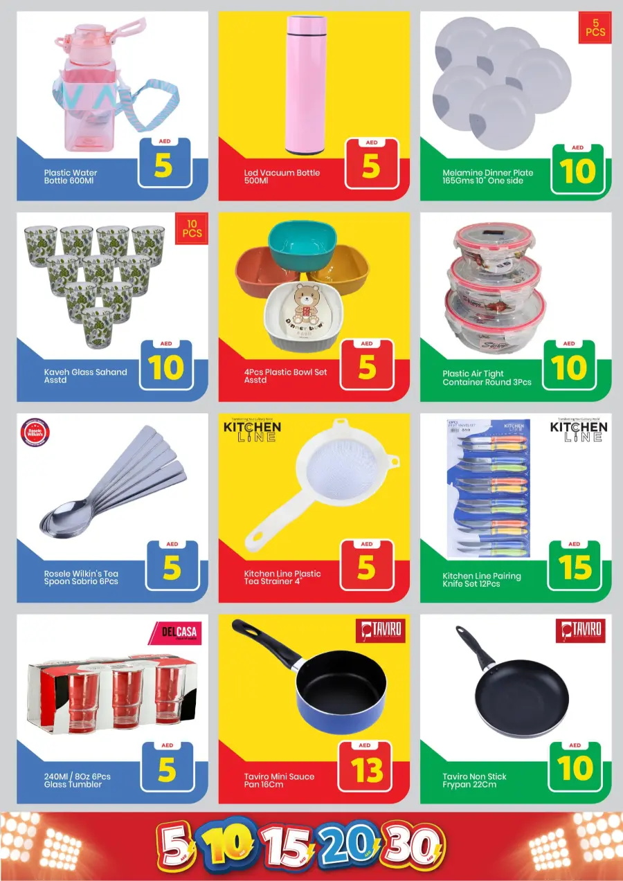 Exciting Figures: 5-10-15-20-30 AED In Mark & Save Sharjah / Ajman