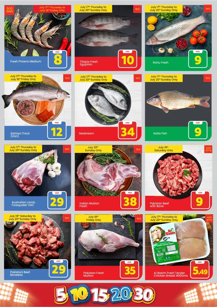 Crazy Figures: 5-10-15-20-30 AED In Mark & Save Dubai