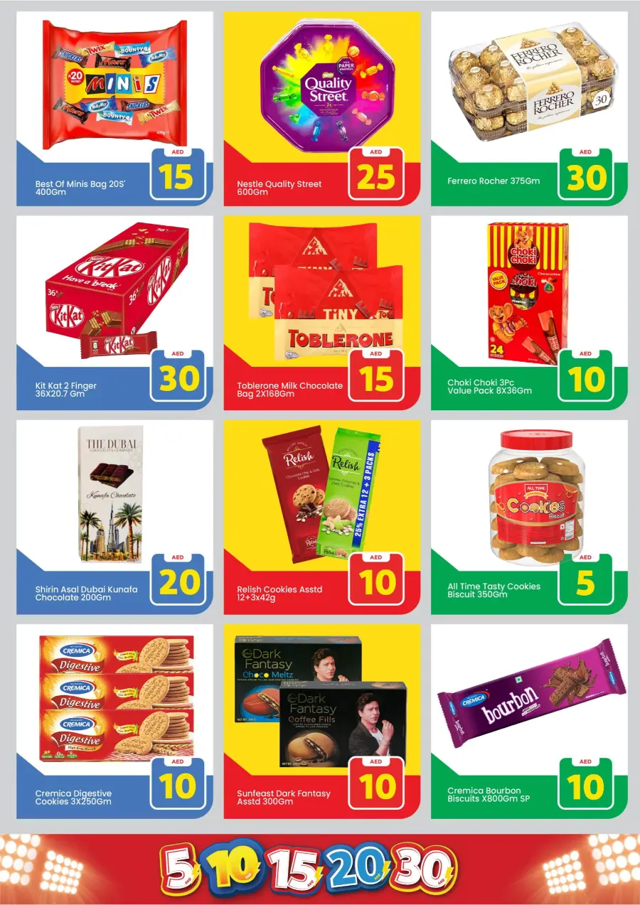Crazy Figures: 5-10-15-20-30 AED In Mark & Save Dubai