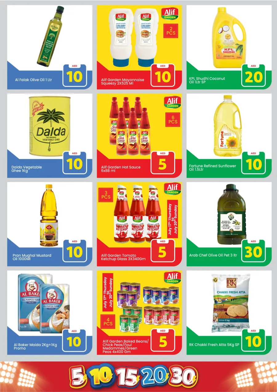 Crazy Figures: 5-10-15-20-30 AED In Mark & Save Dubai