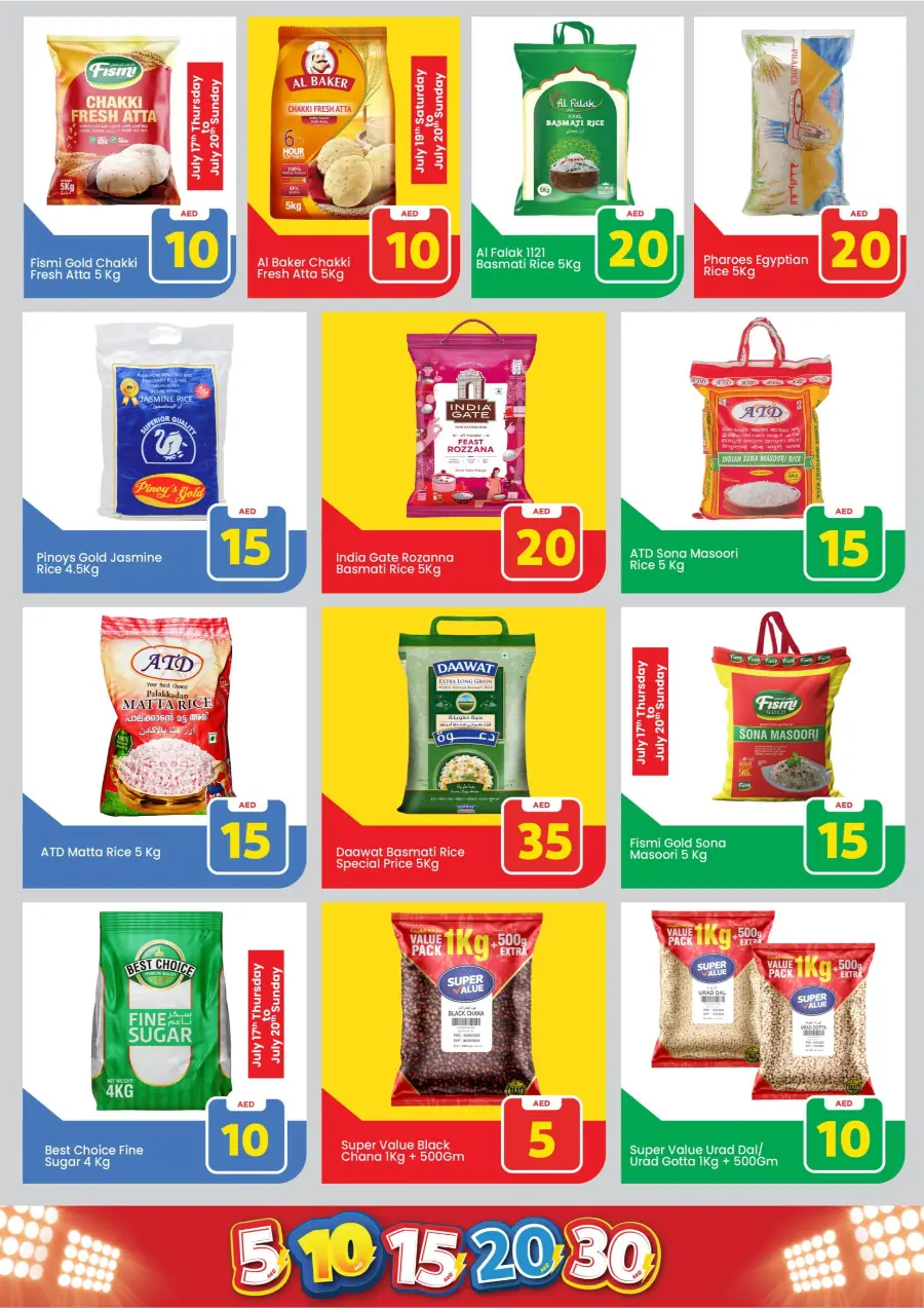 Crazy Figures: 5-10-15-20-30 AED In Mark & Save Dubai