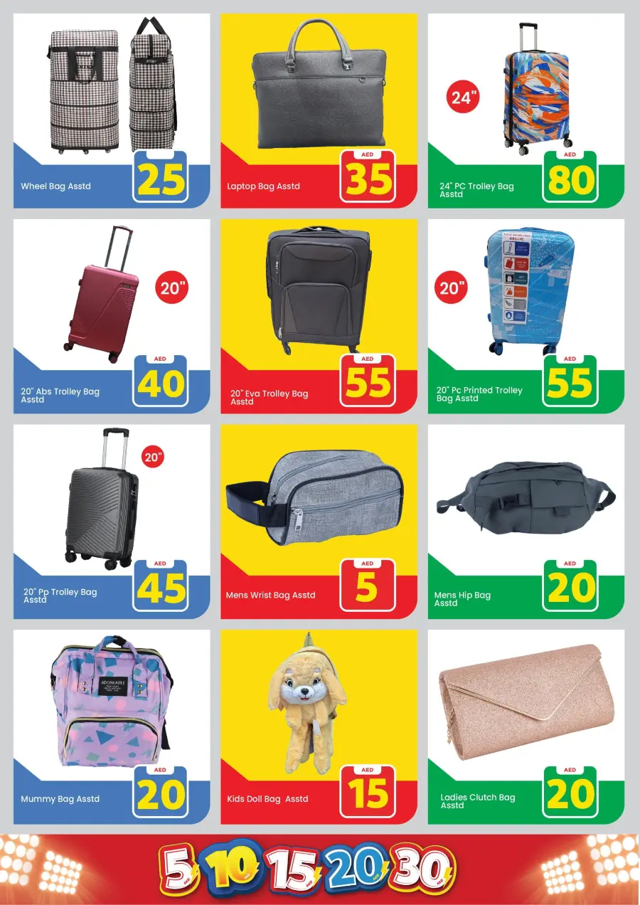 Crazy Figures: 5-10-15-20-30 AED In Mark & Save Dubai