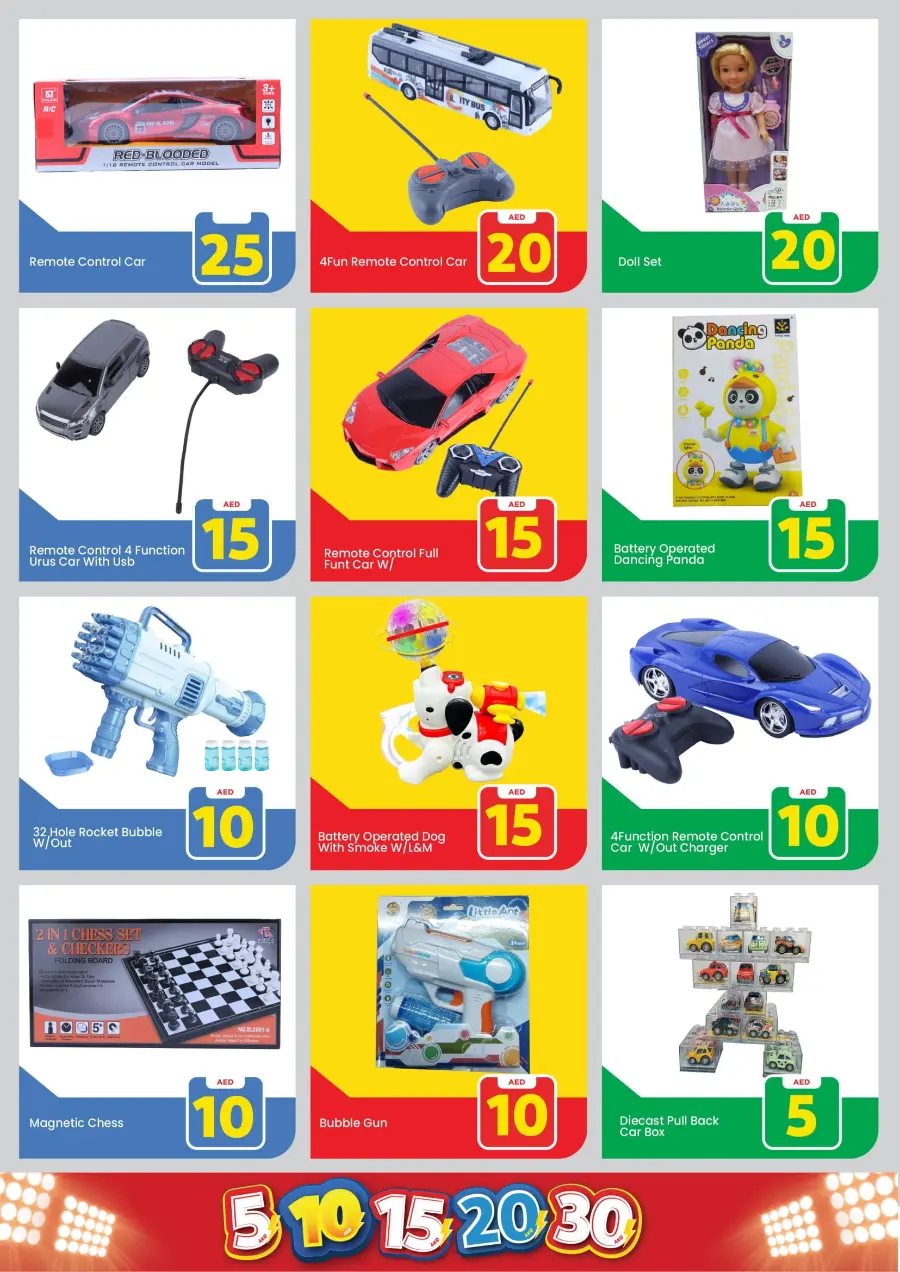Crazy Figures: 5-10-15-20-30 AED In Mark & Save Dubai