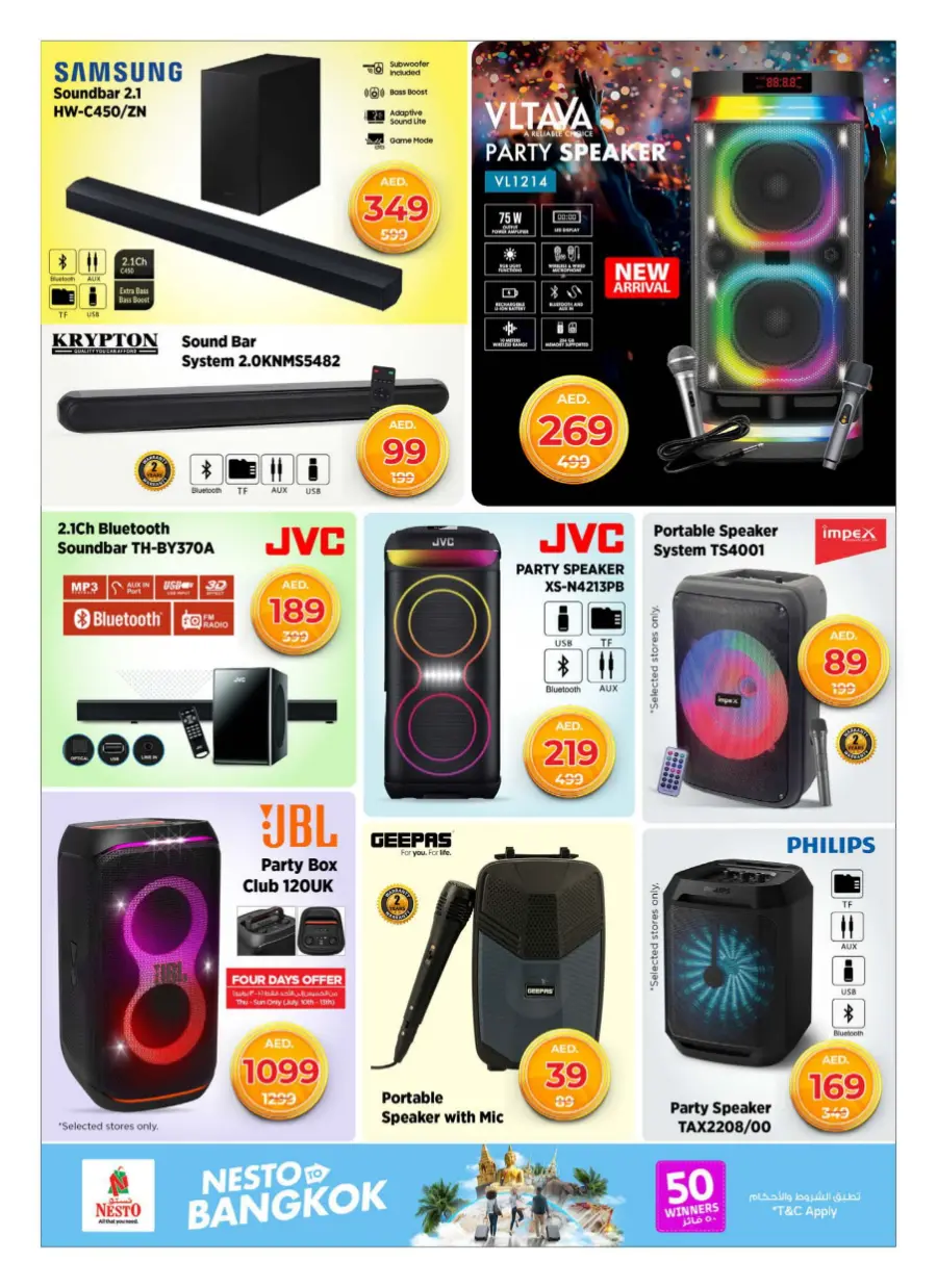 Nesto to Bankok In Nesto Hypermarket Umm al Quwain