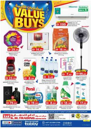 Weekly Value Buys In K.M Trading Dubai