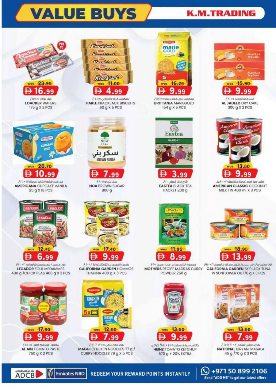 Weekly Value Buys In K.M Trading Dubai