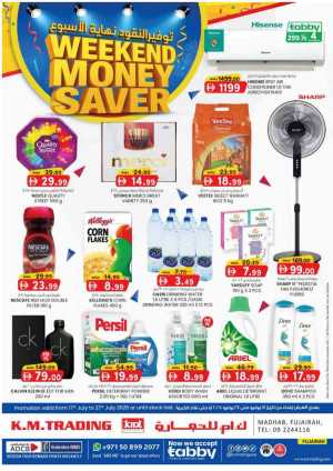 Weekend Money Saver In K.M Trading Fujairah
