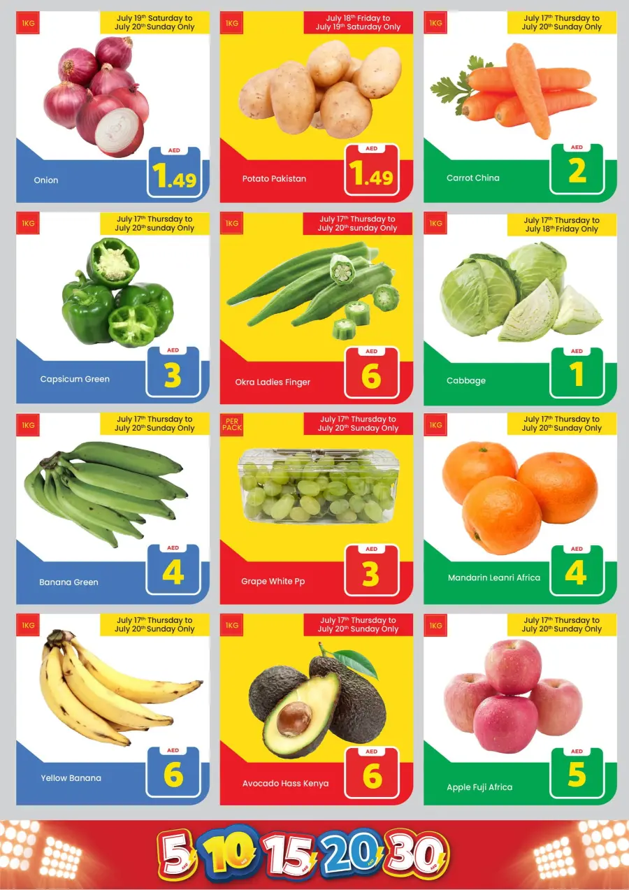 Crazy Figures: 5-10-15-20-30 AED In Mark & Save Sharjah / Ajman