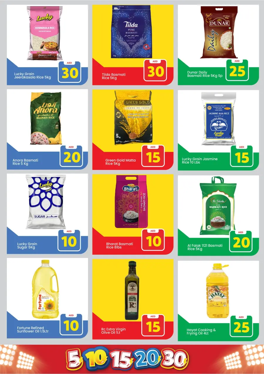 Crazy Figures: 5-10-15-20-30 AED In Mark & Save Sharjah / Ajman
