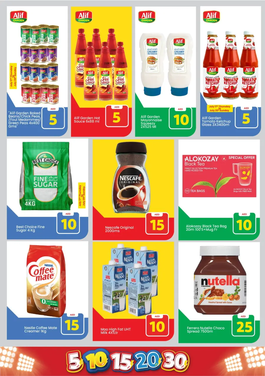 Crazy Figures: 5-10-15-20-30 AED In Mark & Save Sharjah / Ajman