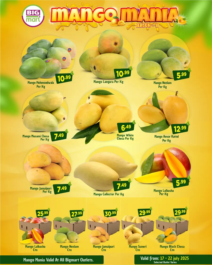 Mango Mania In BIG mart Abu Dhabi