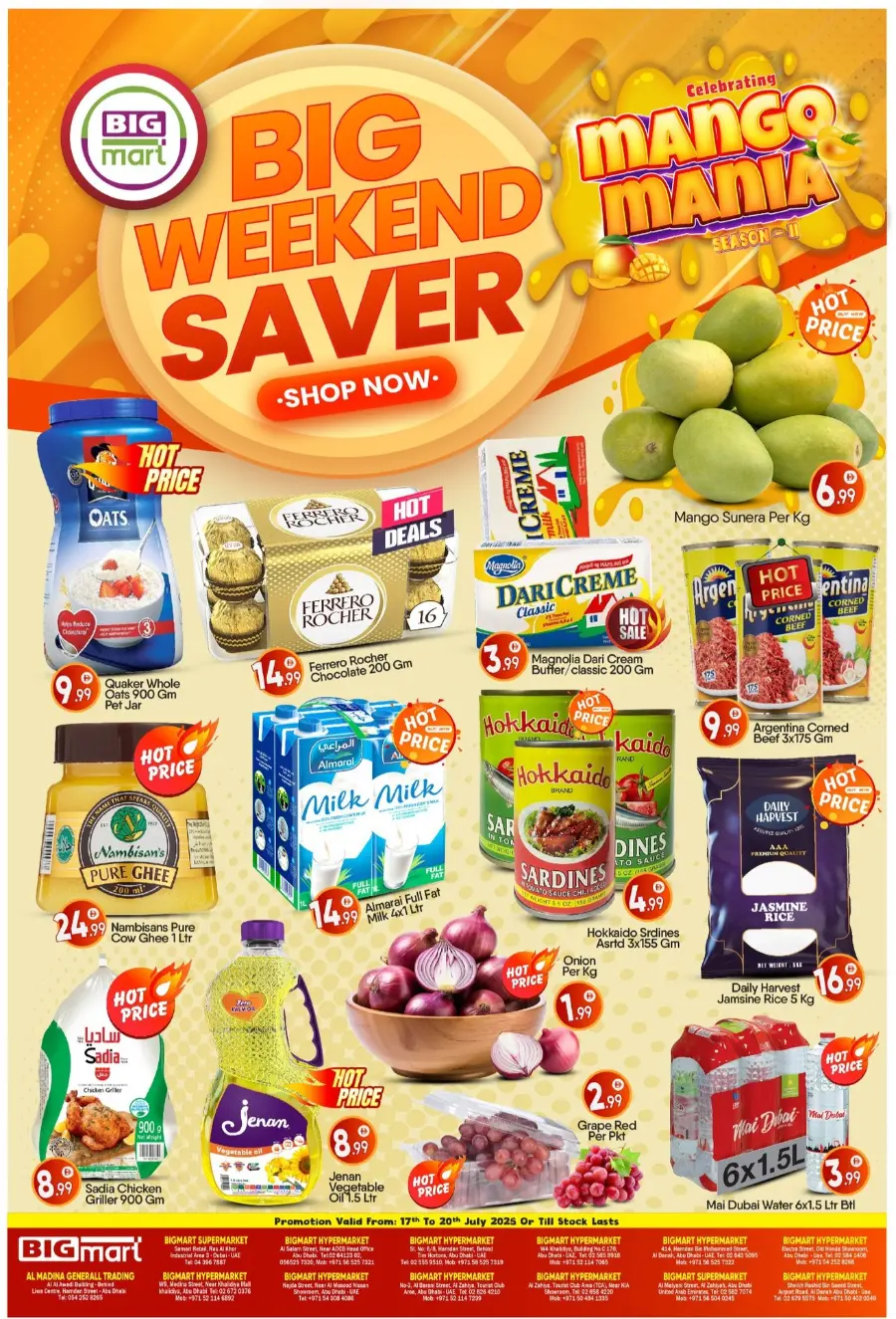 Big Weekend Saver In BIG mart Abu Dhabi