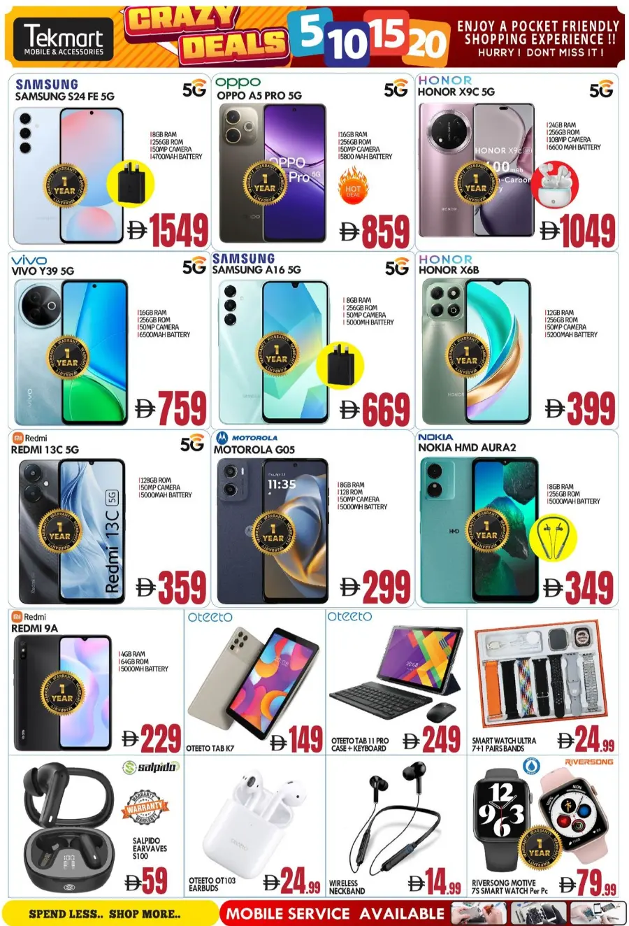 Crazy Figures: 5-10-15-20 AED In BIG mart Abu Dhabi