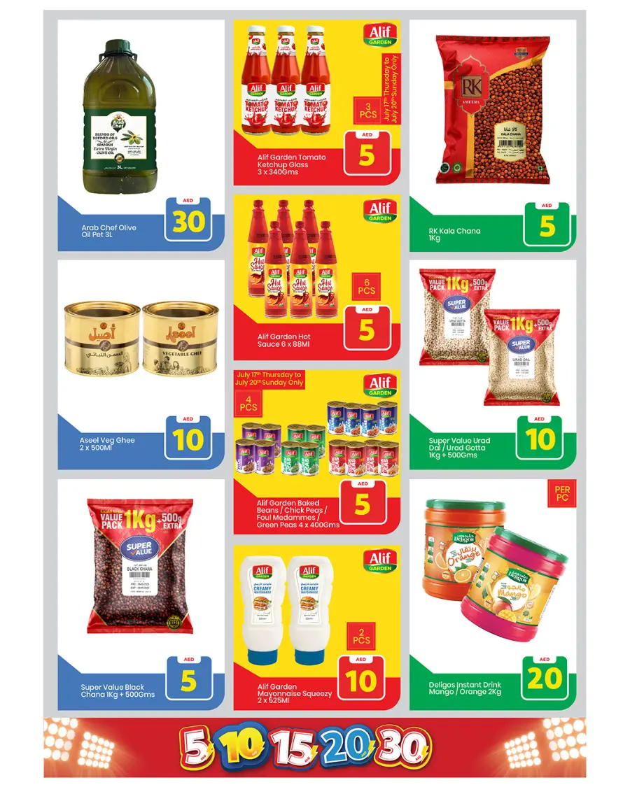 Crazy Figures: 5-10-15-20-30 AED In Mark & Save Sharjah / Ajman