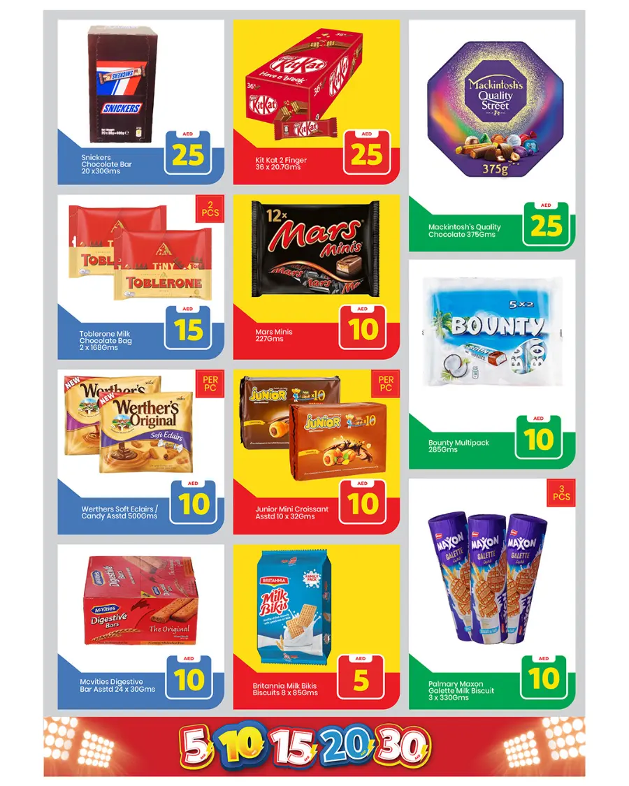 Crazy Figures: 5-10-15-20-30 AED In Mark & Save Sharjah / Ajman