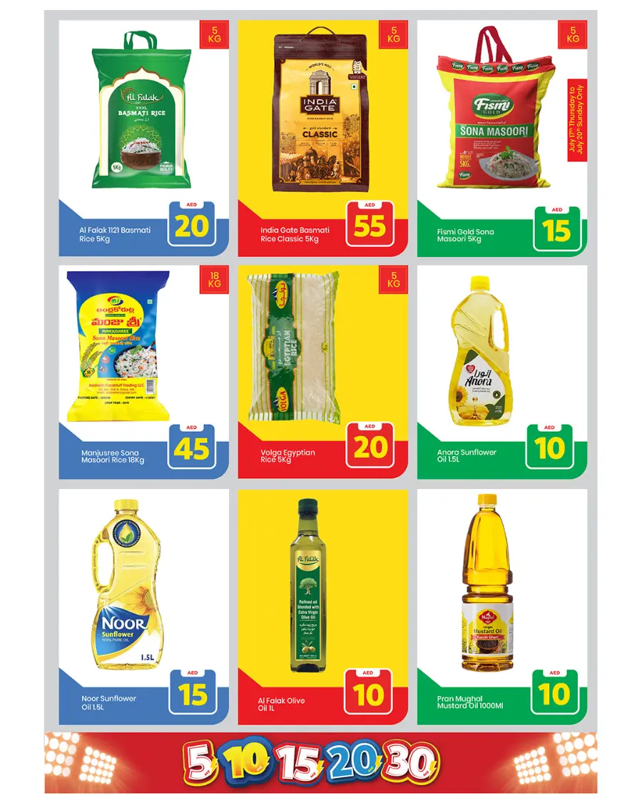 Crazy Figures: 5-10-15-20-30 AED In Mark & Save Sharjah / Ajman