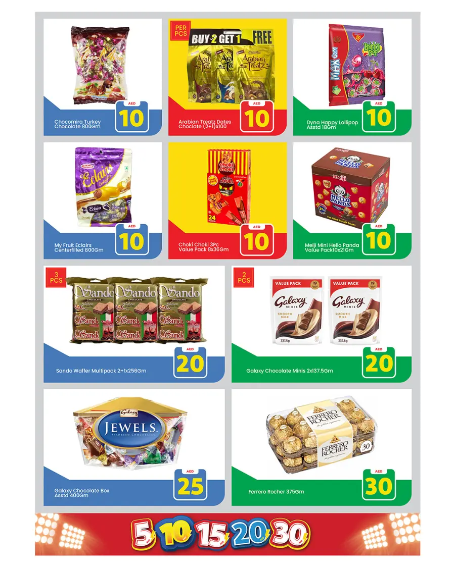 Crazy Figures: 5-10-15-20-30 AED In Mark & Save Dubai