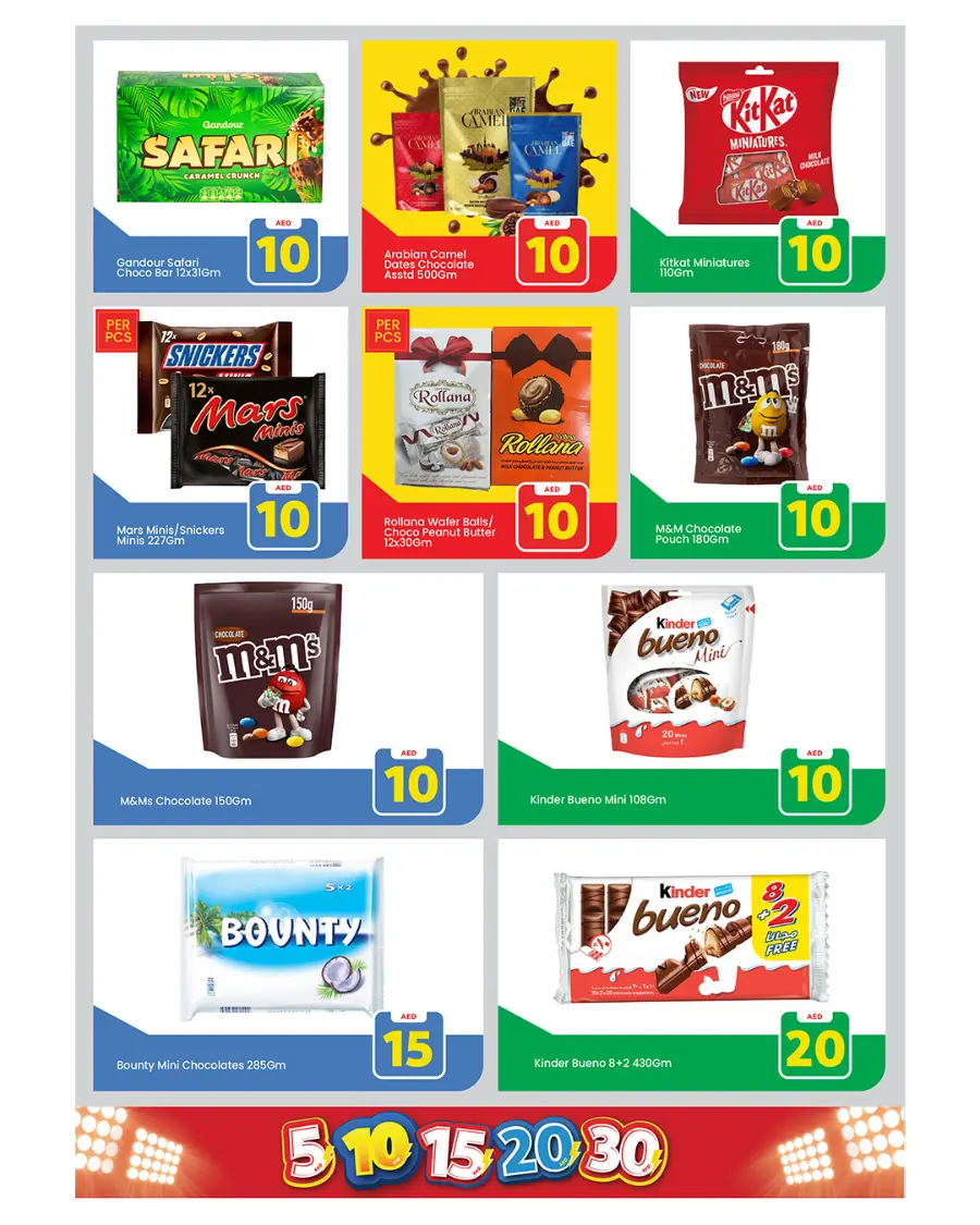 Crazy Figures: 5-10-15-20-30 AED In Mark & Save Dubai