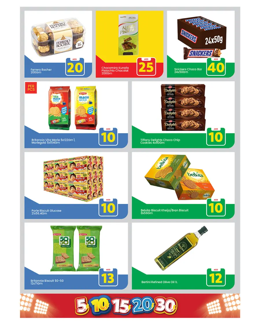 Crazy Figures: 5-10-15-20-30 AED In Mark & Save Dubai