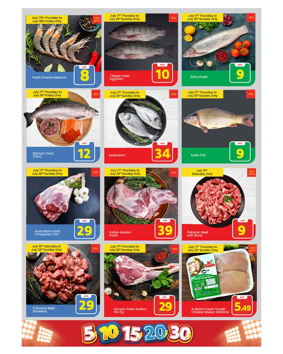 Crazy Figures: 5-10-15-20-30 AED In Mark & Save Abu Dhabi