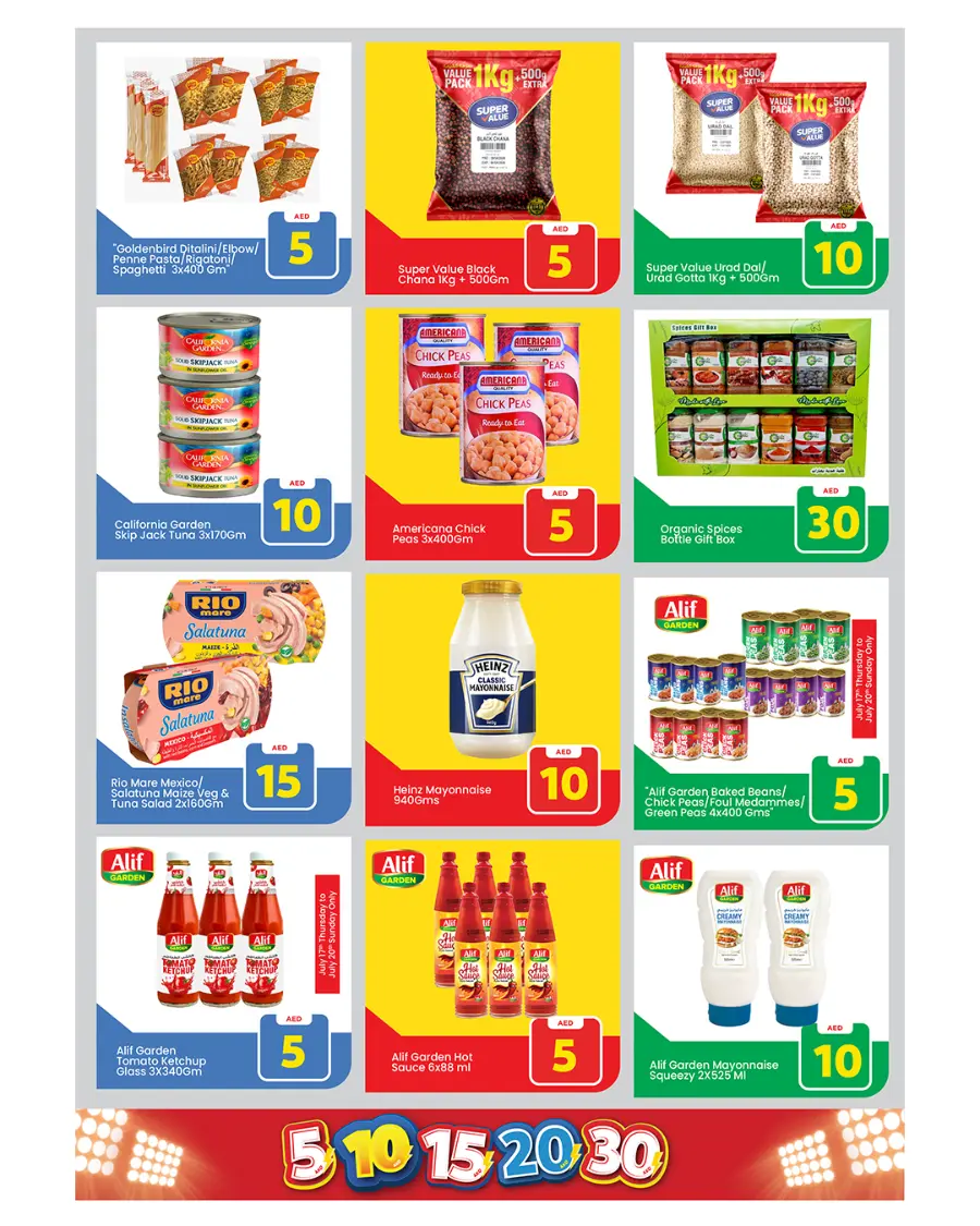 Crazy Figures: 5-10-15-20-30 AED In Mark & Save Abu Dhabi