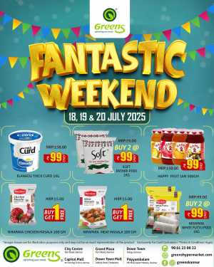Fantastic Weekend Offer! In Greens Hypermarket Kannur