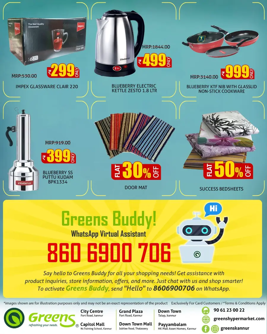Fantastic Weekend Offer! In Greens Hypermarket Kannur