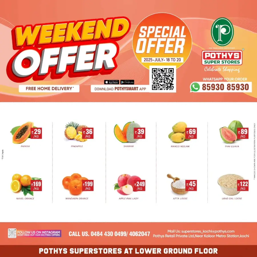 Weekend Offer In Pothys Superstores Ernakulam