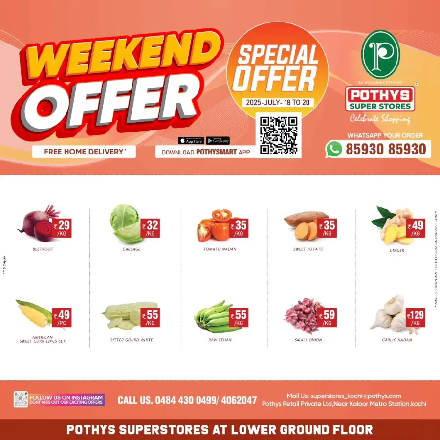 Weekend Offer In Pothys Superstores Ernakulam