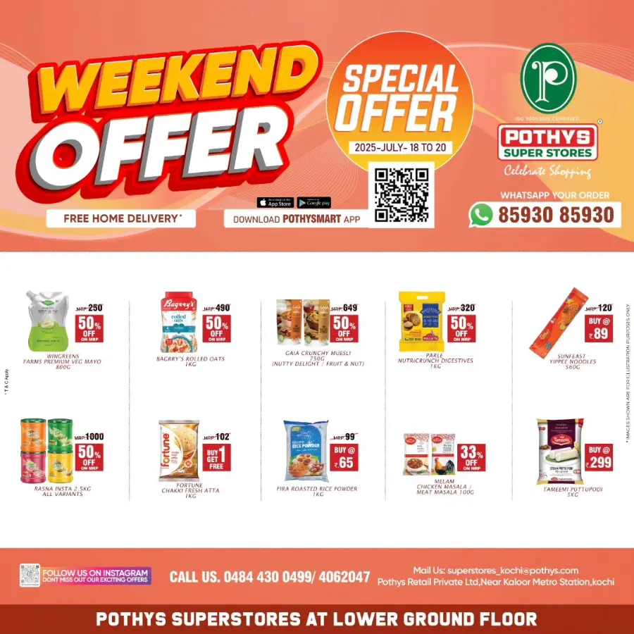 Weekend Offer In Pothys Superstores Ernakulam