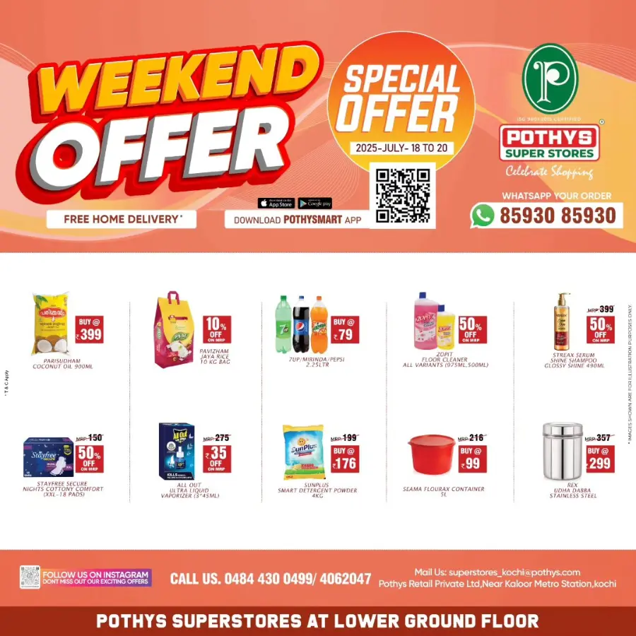 Weekend Offer In Pothys Superstores Ernakulam