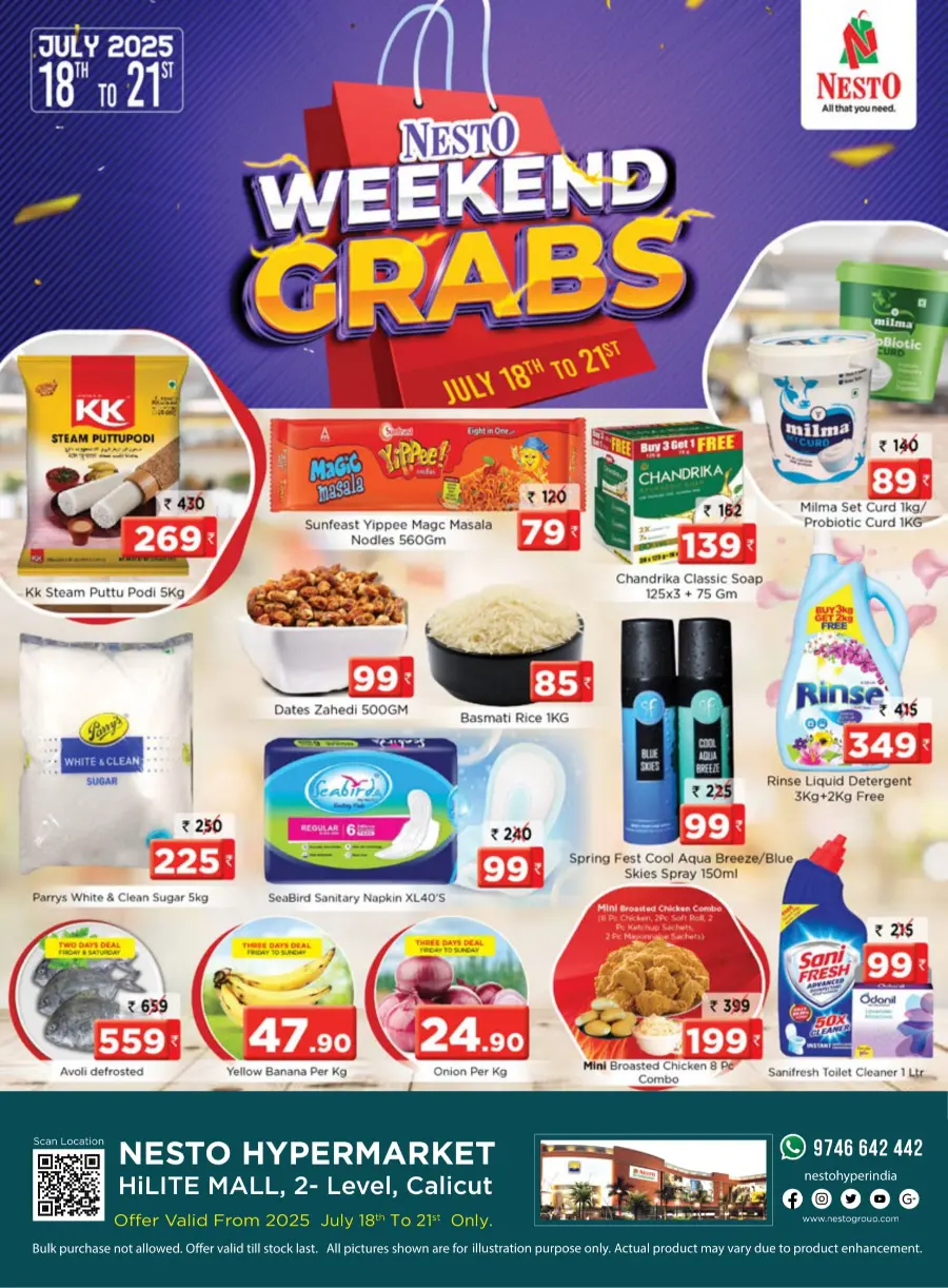 Grab Weekend Offers Now! In Nesto Hypermarket Calicut
