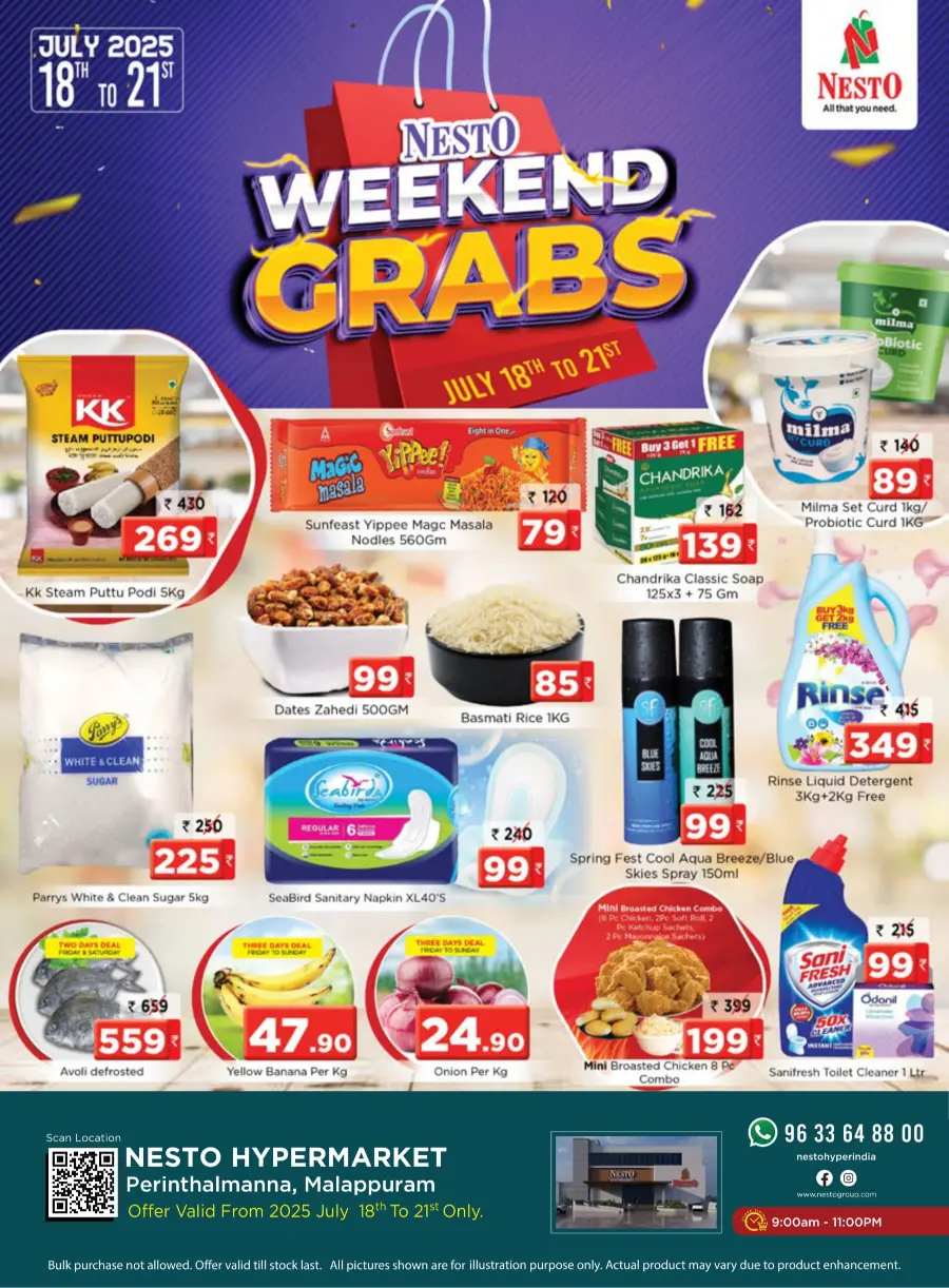 Grab Weekend Offers Now! In Nesto Hypermarket Malappuram