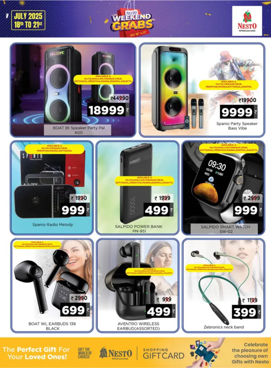 Grab Weekend Offers Now! In Nesto Hypermarket Malappuram