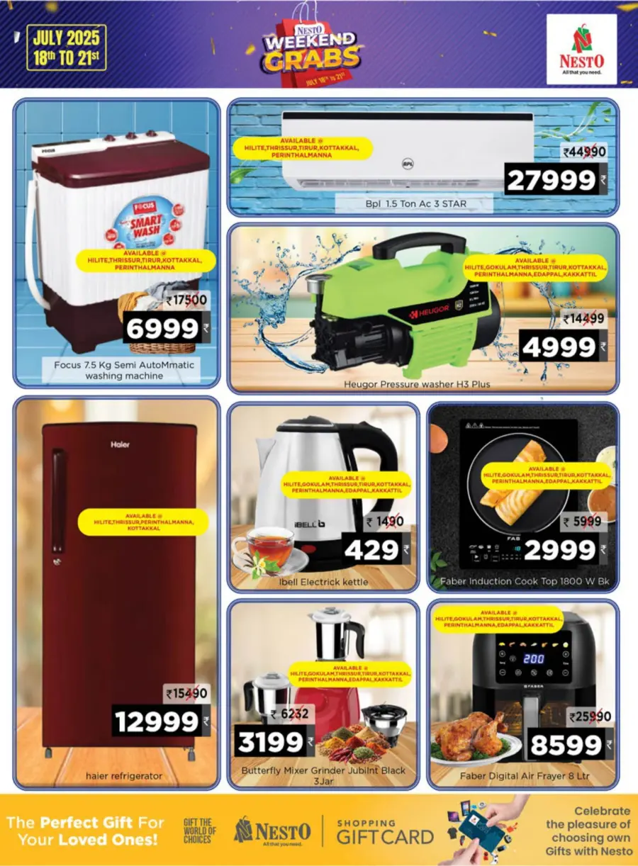 Grab Weekend Offers Now! In Nesto Hypermarket Malappuram