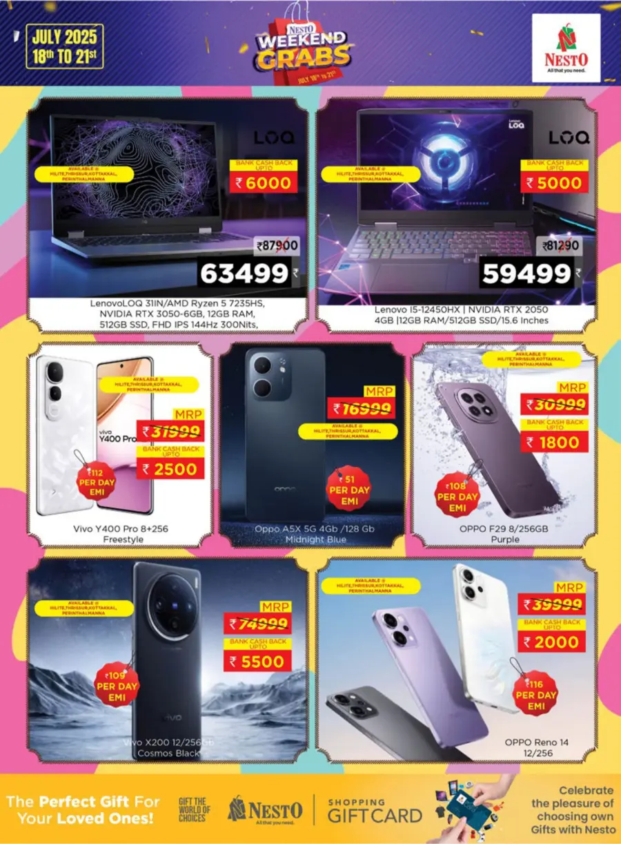 Grab Weekend Offers Now! In Nesto Hypermarket Malappuram