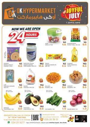 Joy Full July Deals! In OK Hypermarket Abu Dhabi