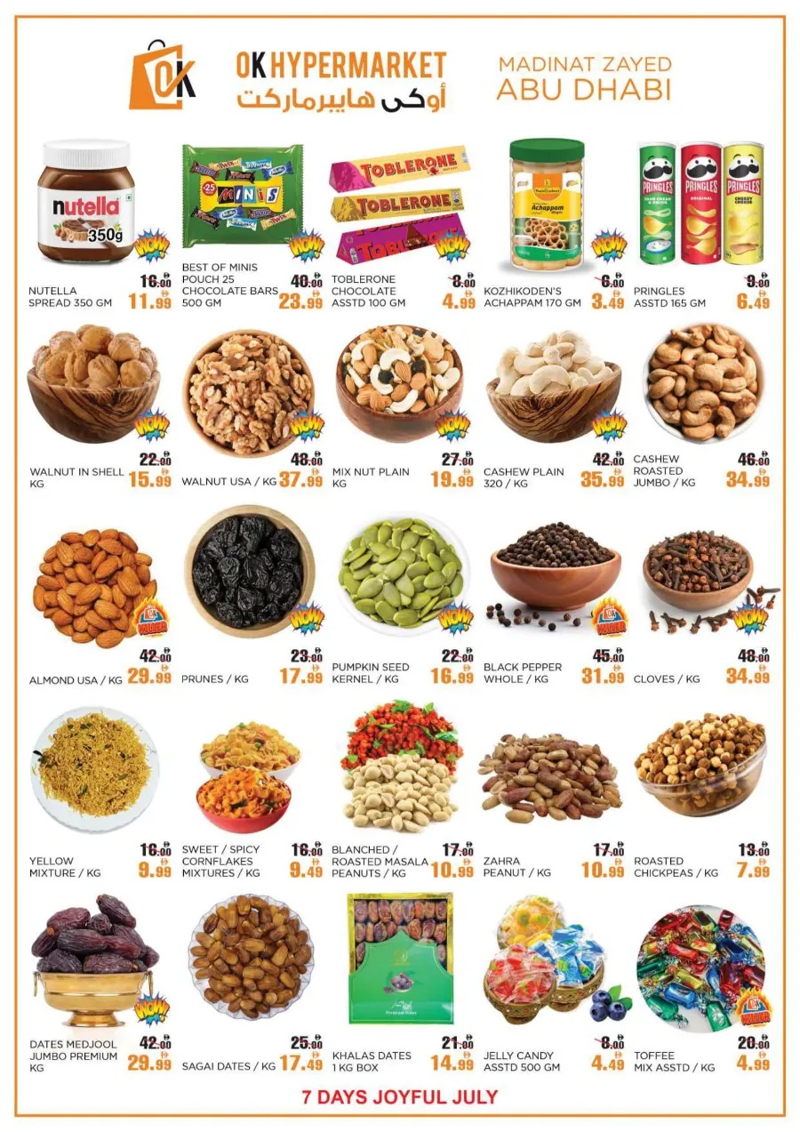 Joy Full July Deals! In OK Hypermarket Abu Dhabi