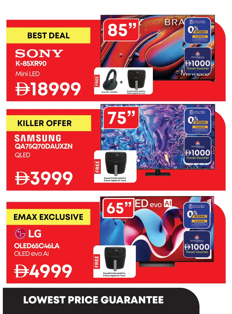 Biggest Appliances SALE: 25%–50% OFF In Emax Dubai