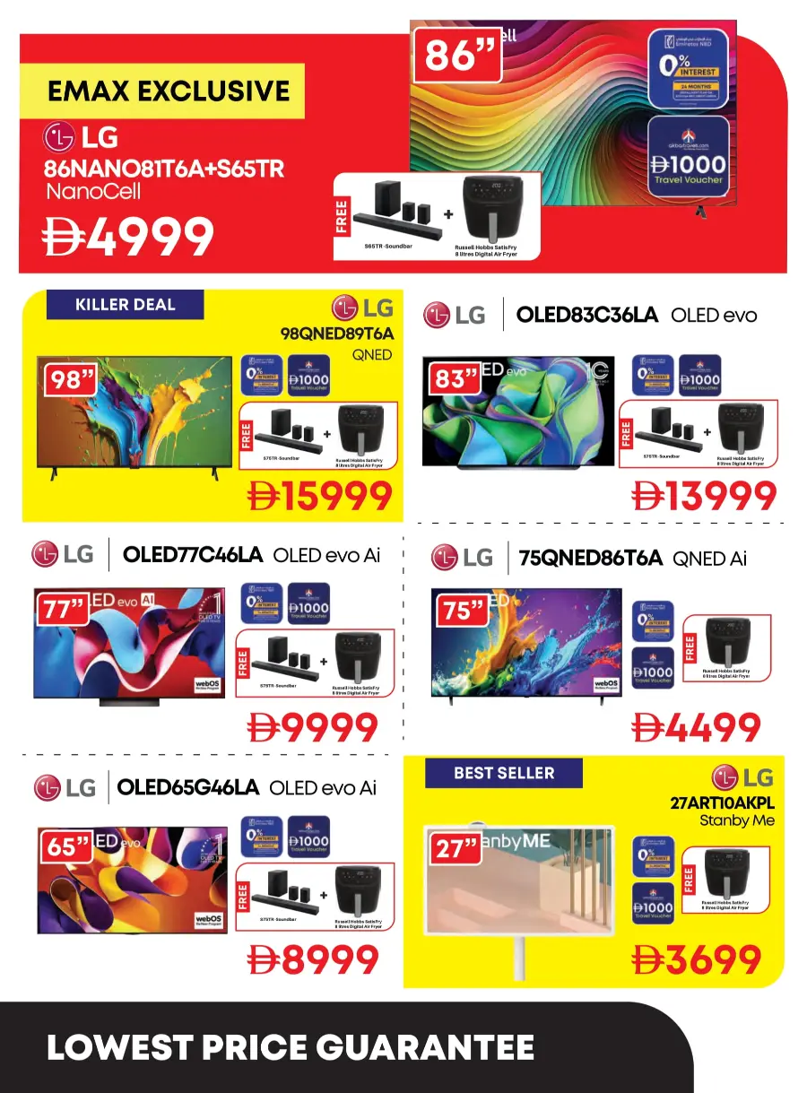 Biggest Appliances SALE: 25%–50% OFF In Emax Dubai